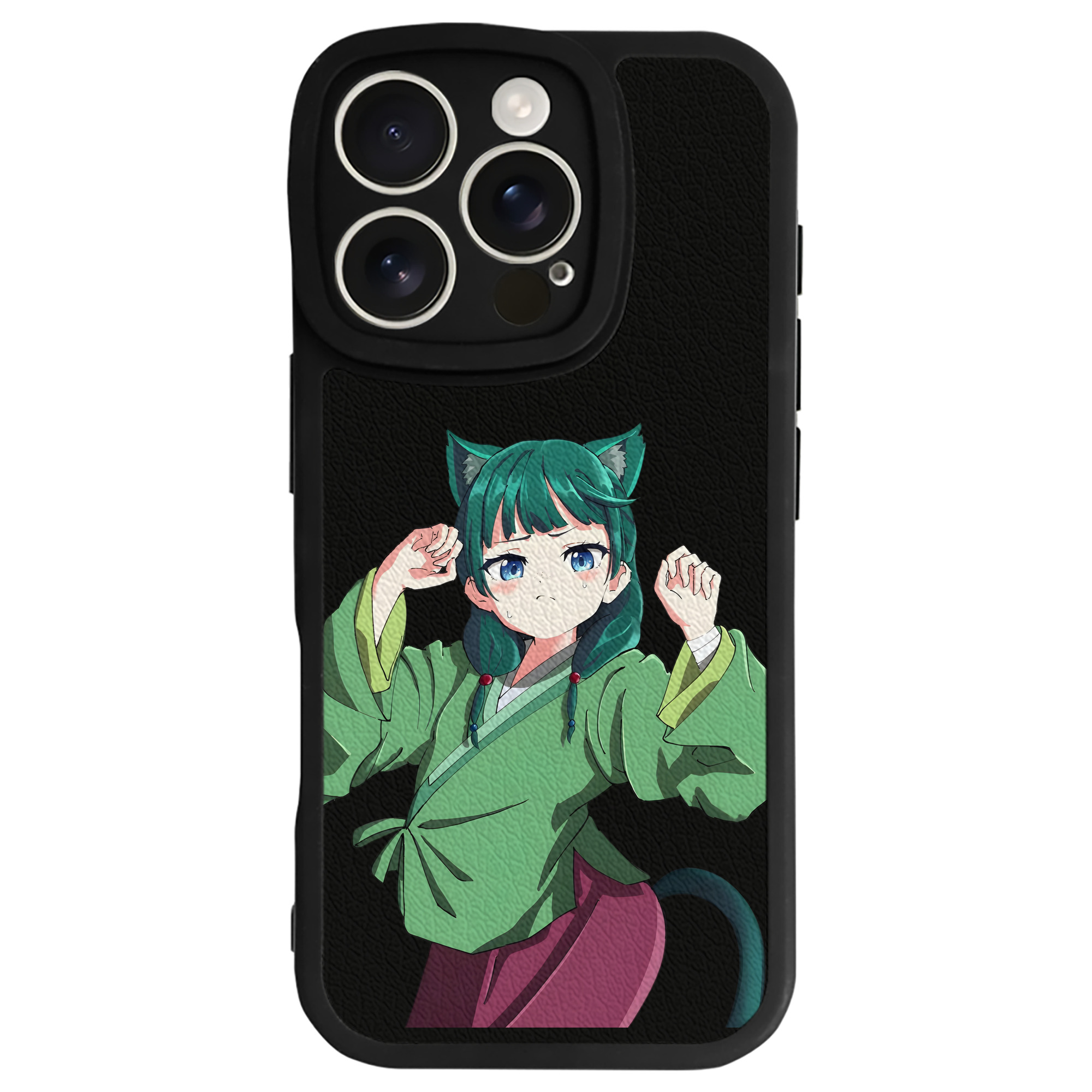 （画像用） 薬屋のひとりごと The Apothecary Diaries 【iPhone 16シリーズ対応】シリコンスマホケース（レザー調） 材質：シリコン
